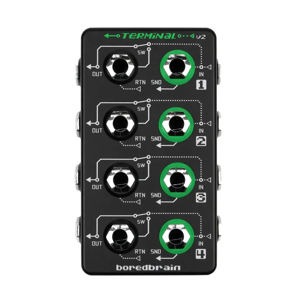 ギター Boredbrain Music Terminal V2 Terminal v2 - Half-Normal Patchbay Hub | Boredbrain Music